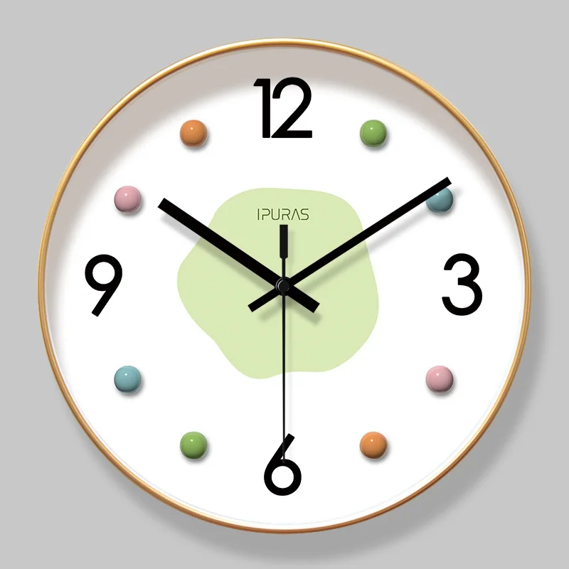 Lighting Home Decor Wall Clocks - Nouvelles Horloges Murales Nordiques de Luxe