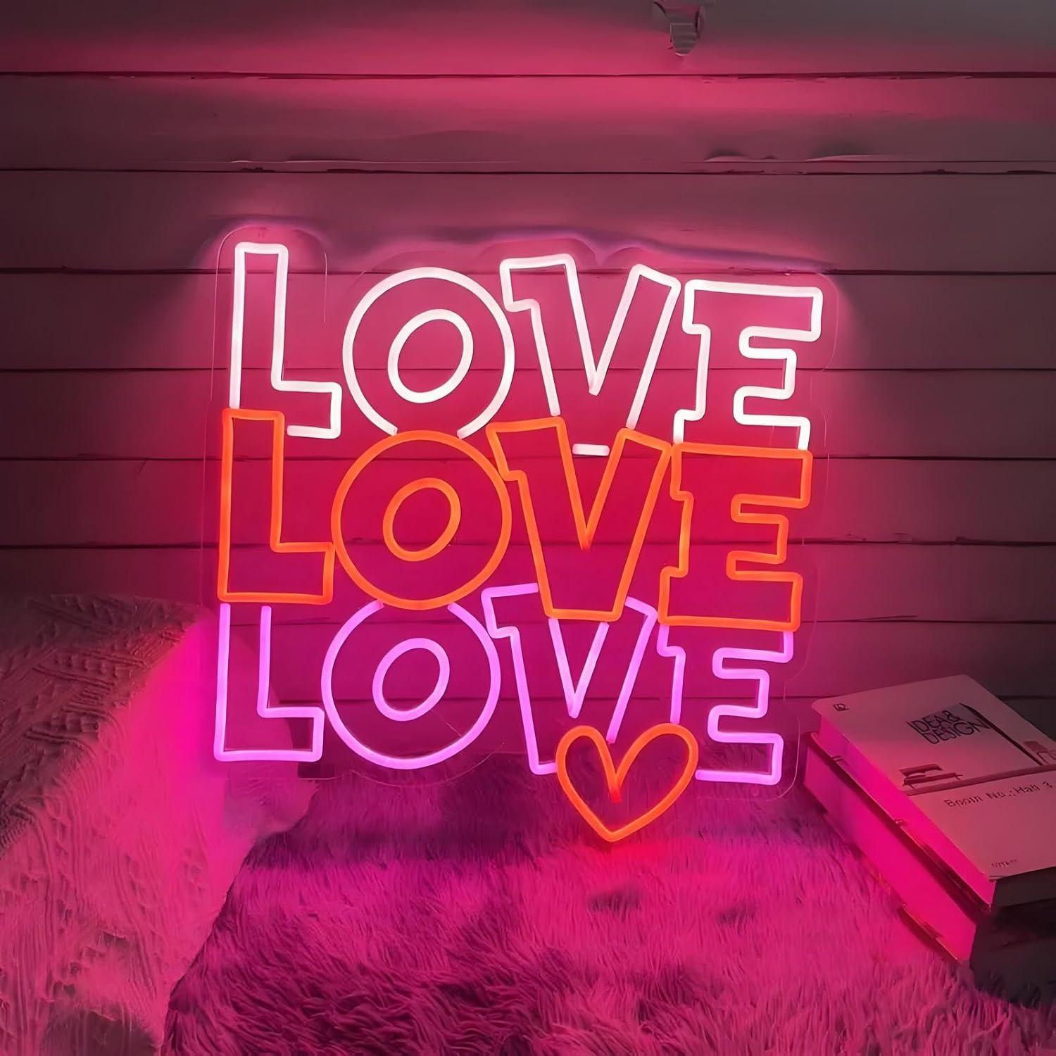 Lighting Decor For Wedding - Enseigne néon « Love » à