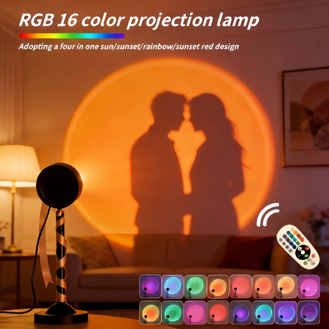 Sunset Lamp Projection - Lampe de projection coucher de soleil
