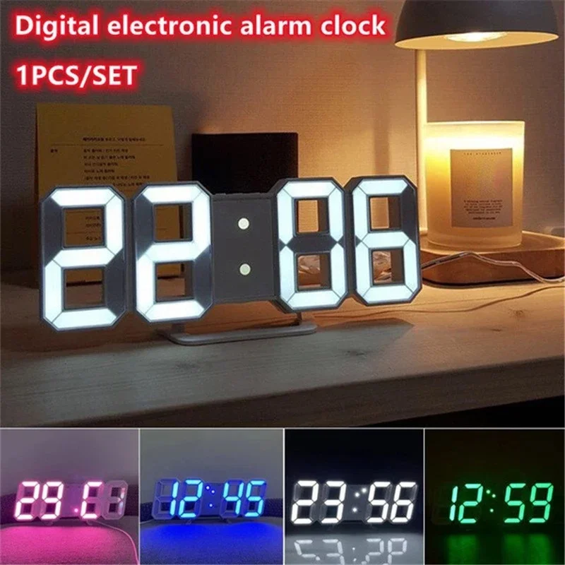 Horloge murale numérique 3D, d - Lighting Home Decor Wall Clocks avis et prix