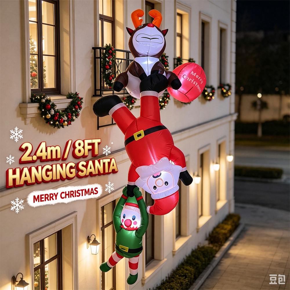 Décoration de Noël gonflable à - Santa'S Elves Holiday Lighting & Decor Llc avis et prix