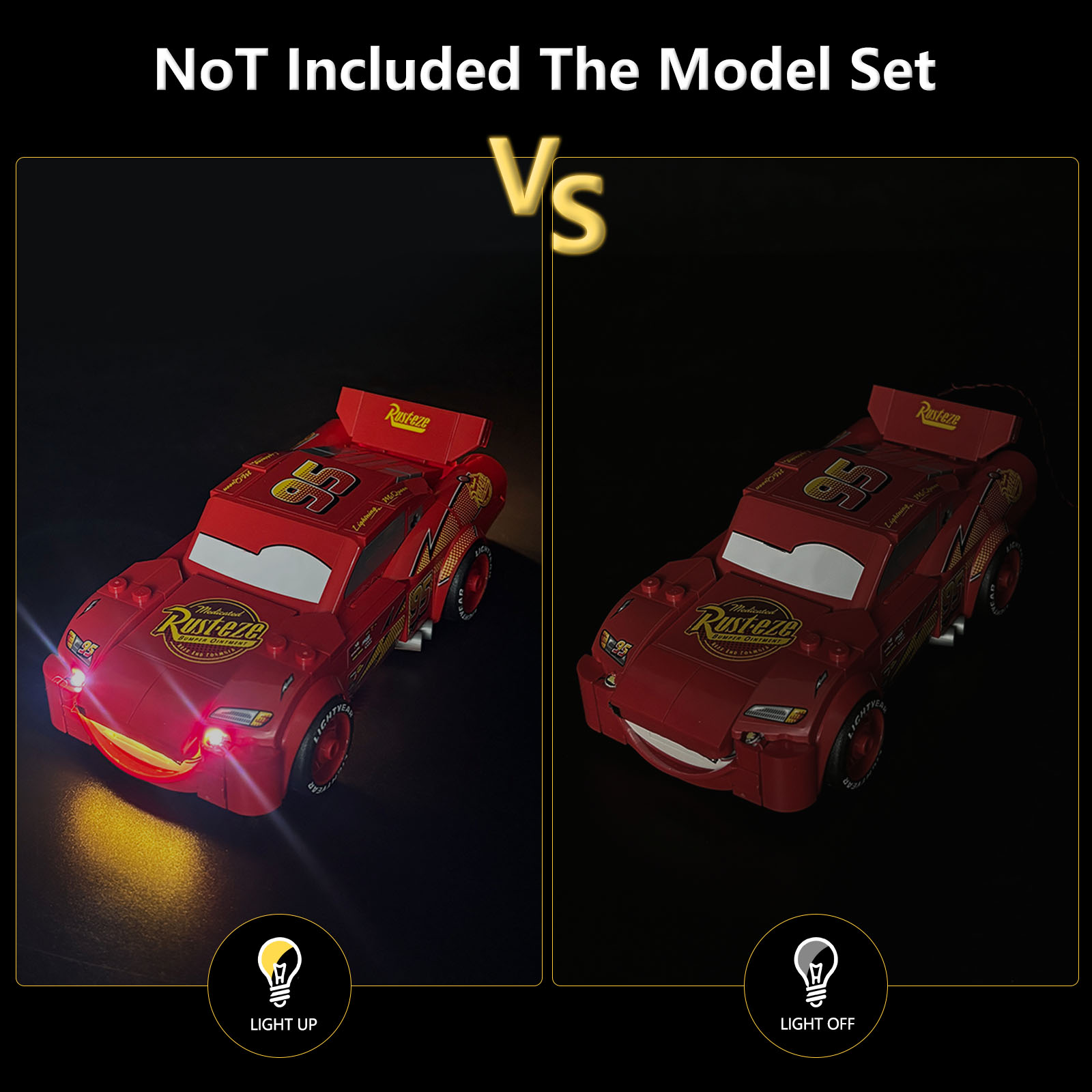 LYBMTWF Kit d'éclairage LED co - Lighting Mcqueen Wall Decor avis et prix