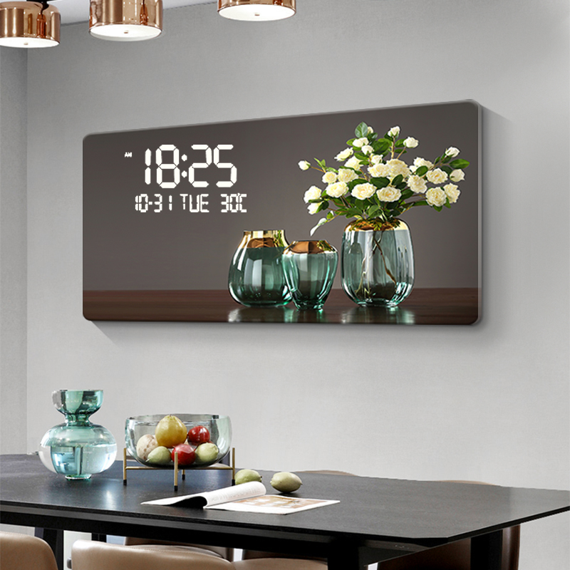 Horloge murale numérique à mot - Lighting Home Decor Wall Clocks avis et prix