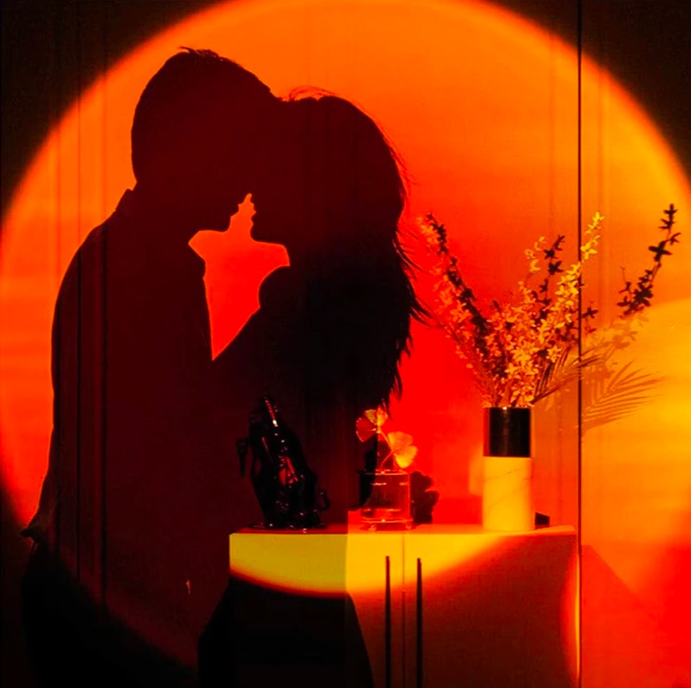 Lampe de projection USB couche - Sunset Lamp Projection avis et prix