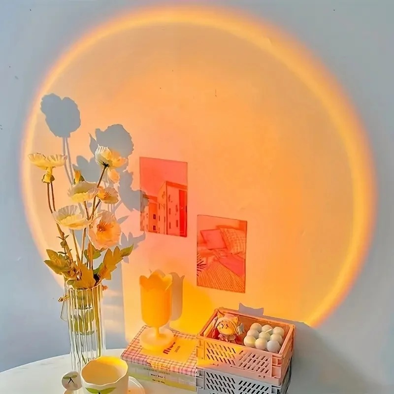 Lampe de projection USB couche - Sunset Lamp Projection avis et prix