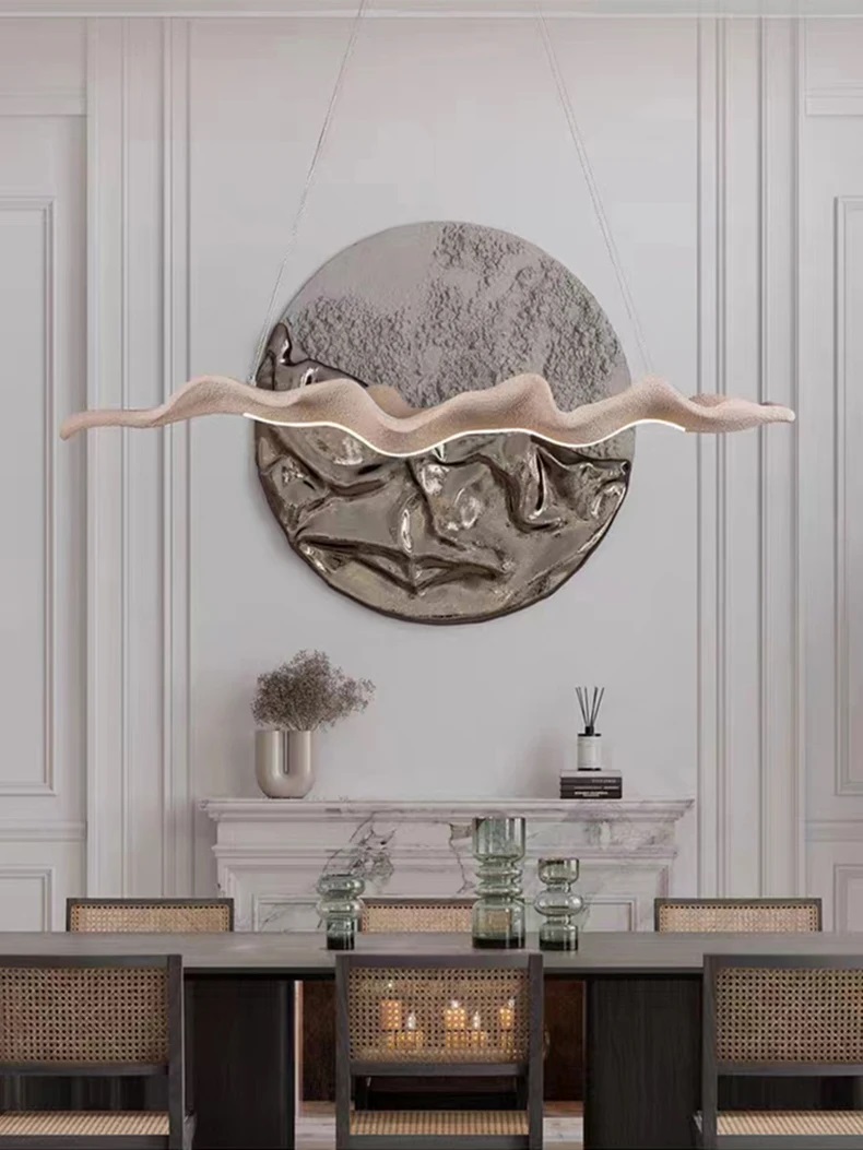Vintage résine feuille pendent - Decor Lighting Fixtures avis et prix