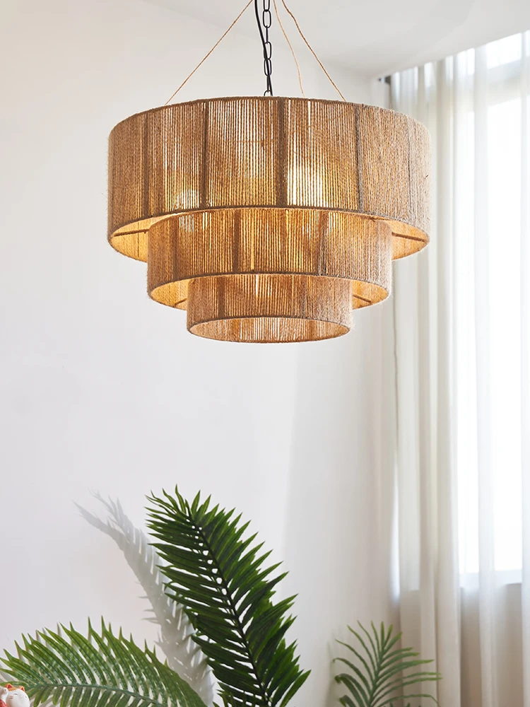 Lustre rétro bohème en rotin f - Decor Lighting Australia avis et prix
