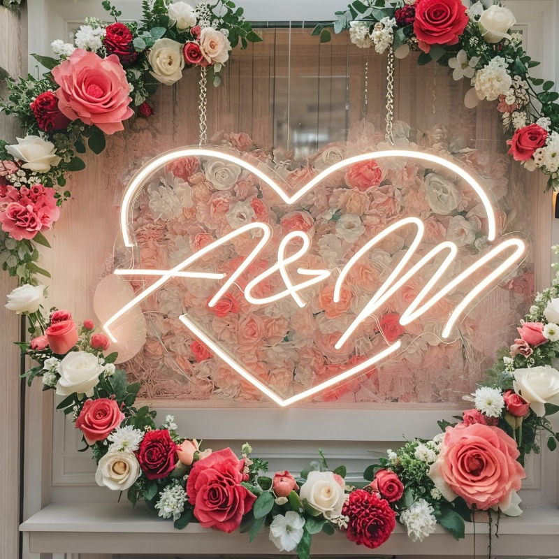 Enseigne au néon LED en forme  - Lighting Decor For Wedding avis et prix