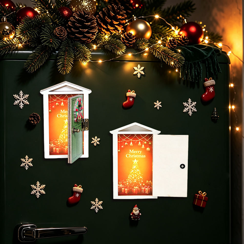 Autocollants lumineux en bois  - Santa'S Elves Holiday Lighting & Decor Llc avis et prix