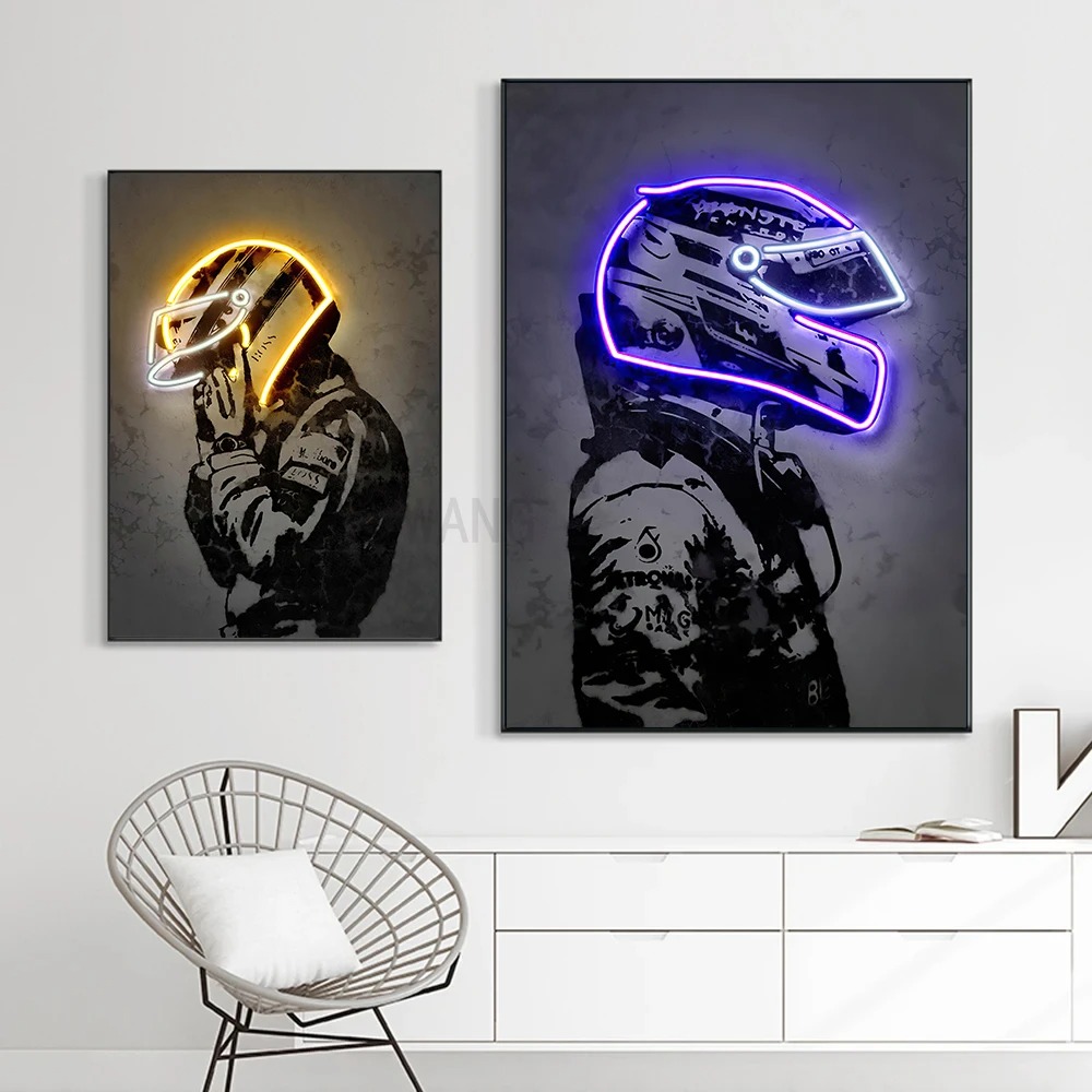 Affiche Murale Effet Néon Rétr - Lighting Effect Home Decor avis et prix