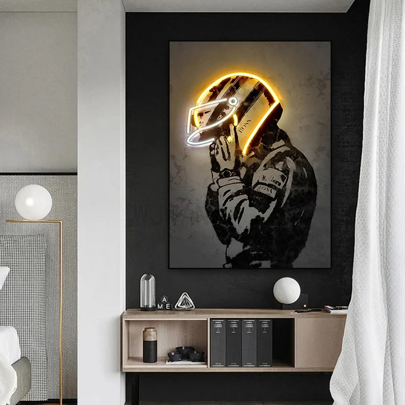 Affiche Murale Effet Néon Rétr - Lighting Effect Home Decor avis et prix