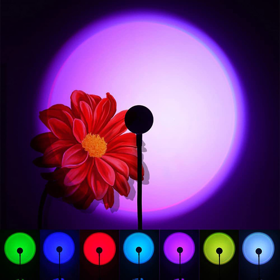 1x USB coucher de soleil lampe - Sunset Lamp Projection avis et prix