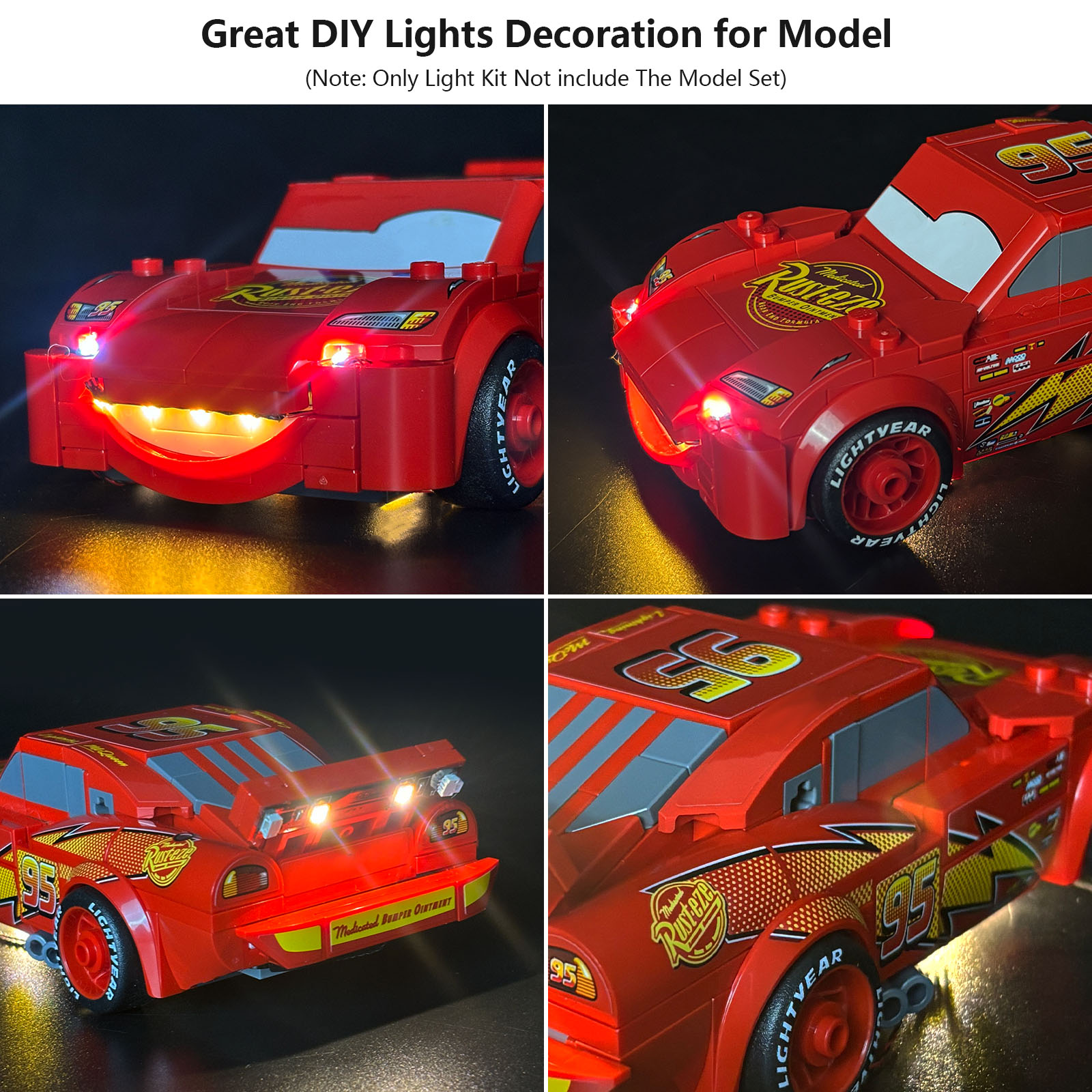 LYBMTWF Kit d'éclairage LED co - Lighting Mcqueen Wall Decor avis et prix