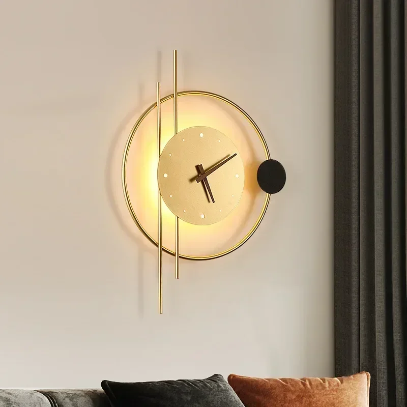 Applique murale moderne à LED  - Lighting Home Decor Wall Clocks avis et prix