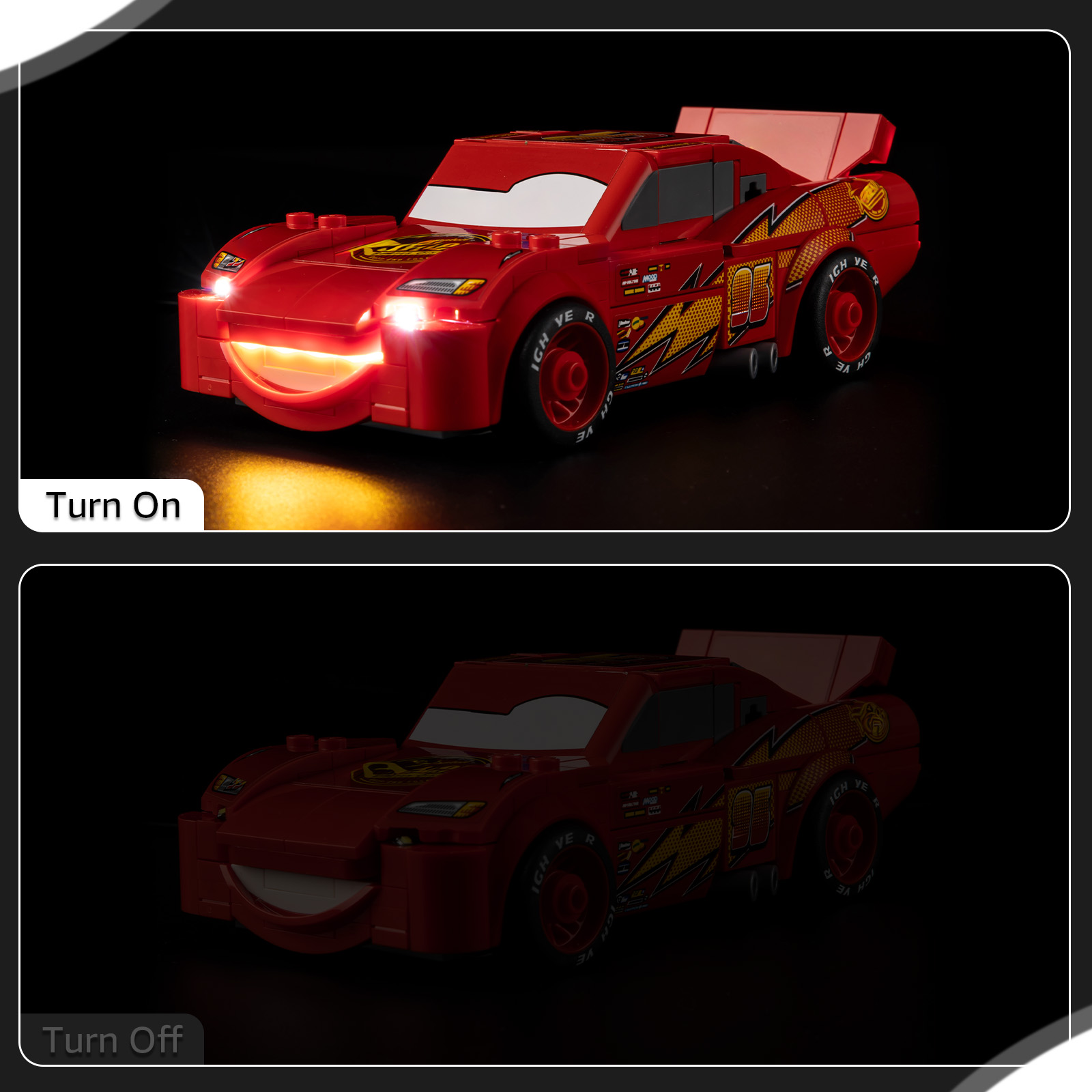 Kit d'éclairage LED adapté aux - Lighting Mcqueen Wall Decor avis et prix