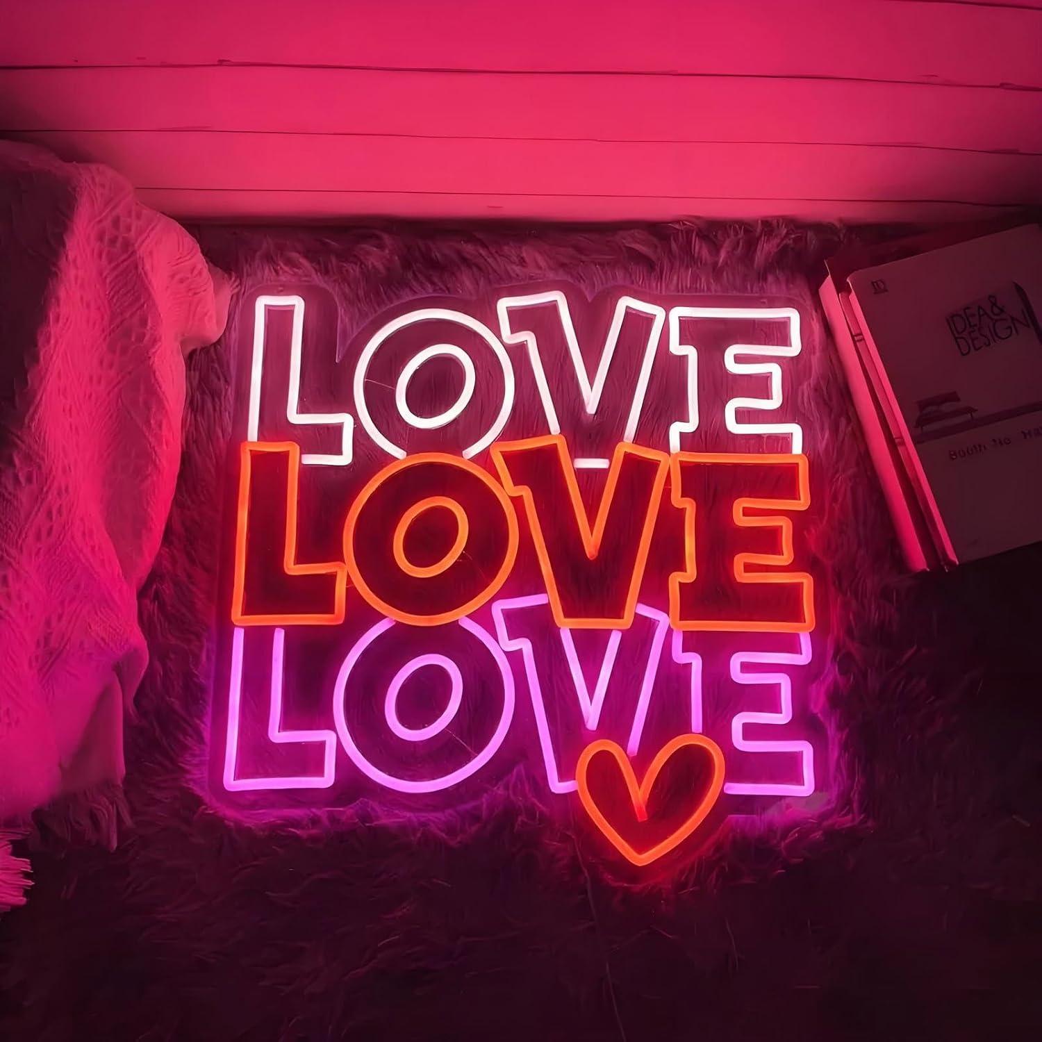Enseigne néon « Love » à LED U - Lighting Decor For Wedding avis et prix
