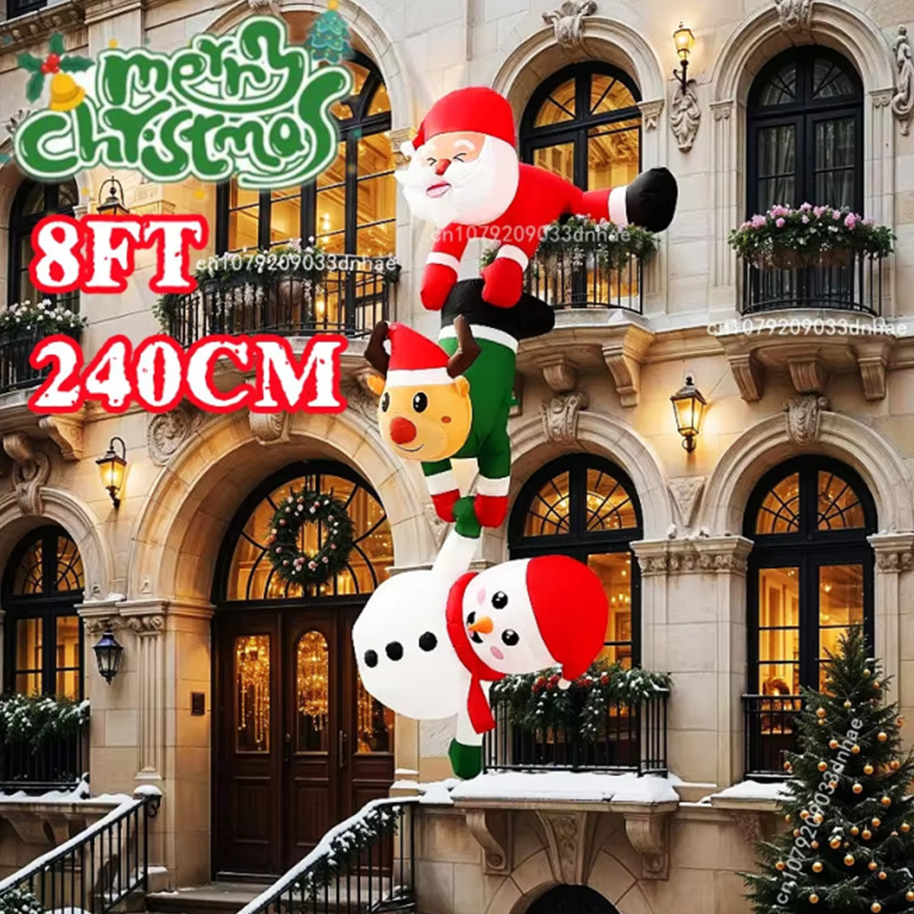 2,4 m, décor de Noël gonflable - Santa'S Elves Holiday Lighting & Decor Llc avis et prix