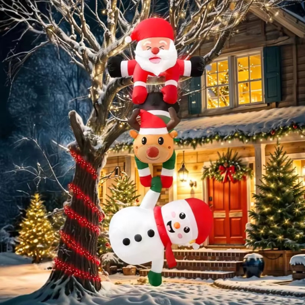 2,4 m, décor de Noël gonflable - Santa'S Elves Holiday Lighting & Decor Llc avis et prix