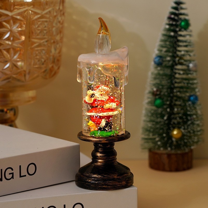Lampe bougie boule à neige LED - Lighting Effect Home Decor avis et prix